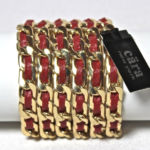 PRICE DROP★ NWT—Red Leather Bracelet—PRICE FIRM - Picture 2 of 6